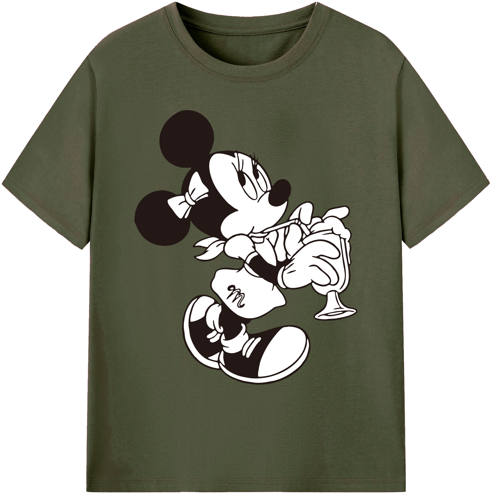 （画像用） ミッキーマウス Mickey Mouse 綿100％ メンズ半袖Tシャツ｜肌触りやわらか＆通気性